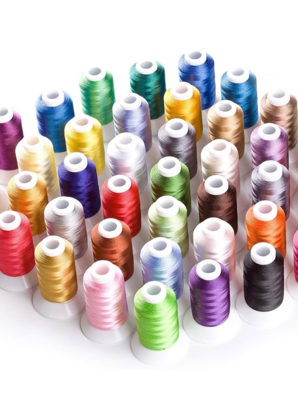NEW Simthread 40 Colors Polyester Embroidery Machine Thread Kit Plus More - Picture 3 of 6